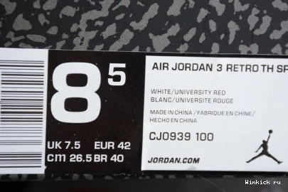 1 TINKER AIR 3 RED JORDAN AIR MAX UNIVERSITY 1011